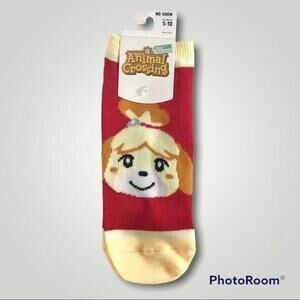 3/$20 Animal Crossing NWT Women's 9-11 Isabelle No Show Socks 5-10 Shoe Nintendo